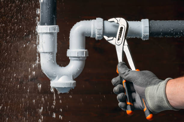 Professional Leak Detection technician working in Westport, MA